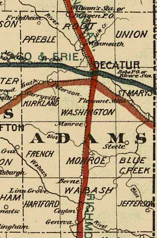 1896 US RailRoad Map